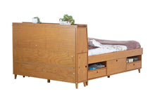 Set AMALFI: Bett mit Bettkasten + Kopfteil mit Stauraum - Memomad