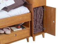 Set AMALFI: Bett mit Bettkasten + Kopfteil mit Stauraum - Memomad