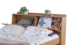 Set AMALFI: Bett mit Bettkasten + Kopfteil mit Stauraum - Memomad