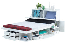 Bett mit Stauraum BALI + Lattenrost (mit oder ohne Kopfende)