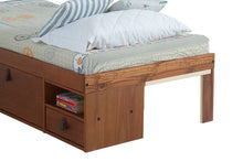 Bett mit Stauraum BALI + Lattenrost (mit oder ohne Kopfende)