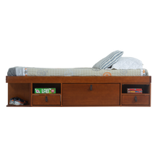 Funktionsbett Bali 90x190 cm - Einzelbett mit Bettkasten und viel Stauraum - Inkl. Lattenrost - Memomad