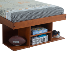 Funktionsbett Bali 90x190 cm - Einzelbett mit Bettkasten und viel Stauraum - Inkl. Lattenrost - Memomad