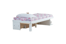 Bett mit Stauraum BALI + Lattenrost (mit oder ohne Kopfende)