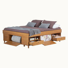 Funktionsbett Amalfi - Bett mit Bettkasten und viel Stauraum - Memomad