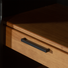 Vitrinenschrank SoHo - Schwarz und Oak