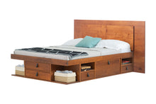 Bett mit Stauraum BALI + Lattenrost (mit oder ohne Kopfende)