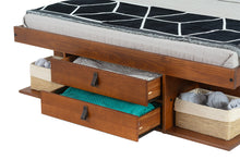 Bett mit Stauraum BALI + Lattenrost (mit oder ohne Kopfende)
