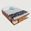 Funktionsbett Bali 150x200 cm - Bett mit Bettkasten und viel Stauraum