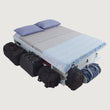 Funktionsbett Bali 140x200 cm - Bett mit Bettkasten und viel Stauraum